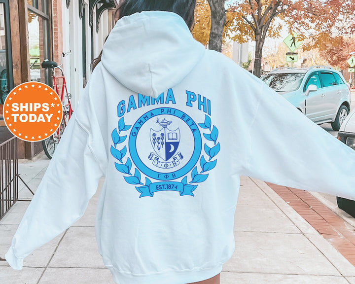 Gamma Phi Beta Sorority Seal Sorority Sweatshirt | Gamma Phi Beta Sweatshirt | Gamma Phi Sorority Hoodie | GPHI Sorority Crest 11222g