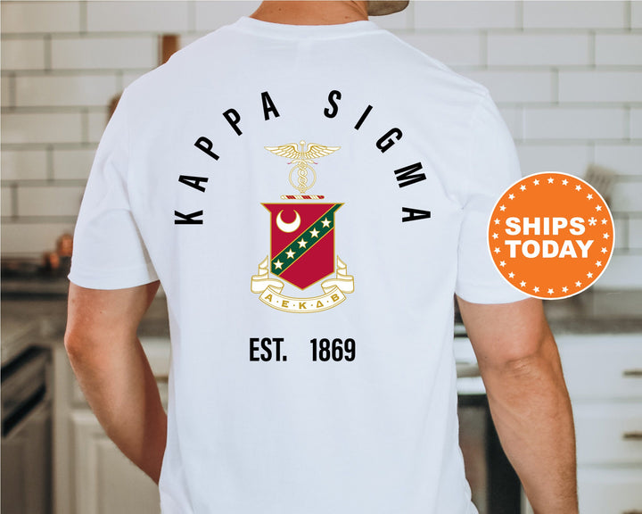 Kappa Sigma Iconic Symbol Fraternity T-Shirt | Kappa Sigma Shirt | Kappa Sig Shirt | Fraternity Crest Shirt | Initiation Gift _ 11961g