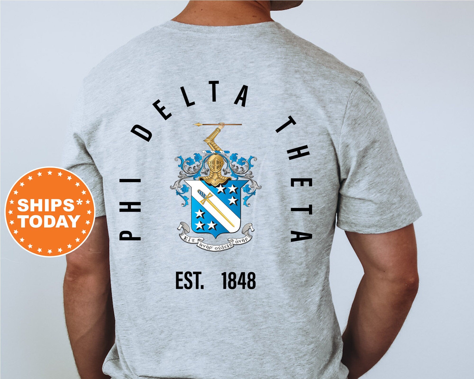 Phi Delta Theta Iconic Symbol Fraternity T-Shirt | Phi Delta Theta Shirt | Phi Delt Fraternity Crest | Fraternity Gift | Greek Life _ 11963g