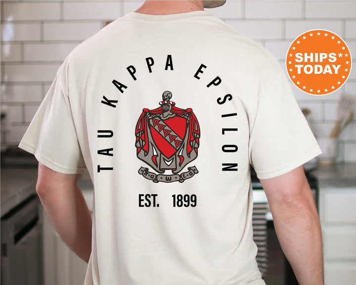 Tau Kappa Epsilon Iconic Symbol Fraternity T-Shirt | Tau Kappa Epsilon Shirt | TKE Fraternity Crest | Greek Apparel | Rush Pledge _ 11977g