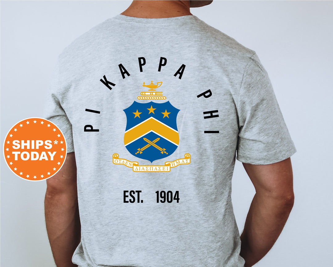 Pi Kappa Phi Iconic Symbol Fraternity T-Shirt | Pi Kappa Phi Shirt | Pi Kapp Shirt | Greek Apparel | Fraternity Crest | New Pledge _ 11969g