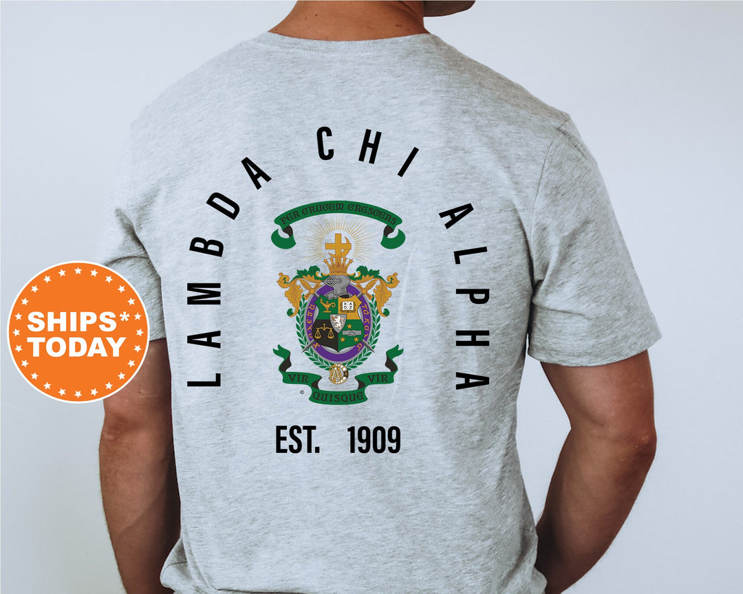 Lambda Chi Alpha Iconic Symbol Fraternity T-Shirt | Lambda Chi Alpha Shirt | Lambda Chi Shirt | Fraternity Crest | Fraternity Gift _ 11962g
