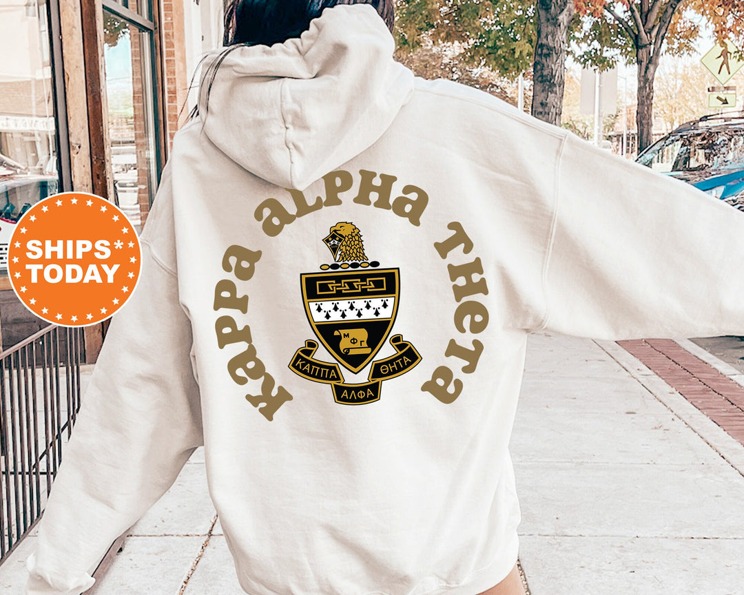 Kappa Alpha Theta Sorority Style Sorority Sweatshirt | Theta Sweatshirt | Theta Sorority Hoodie | Sorority Crest | Big Little Reveal