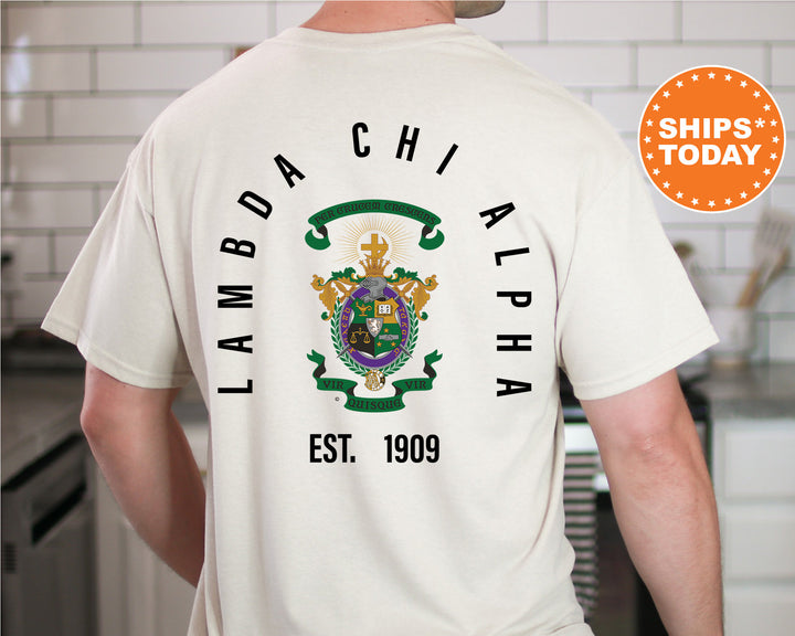Lambda Chi Alpha Iconic Symbol Fraternity T-Shirt | Lambda Chi Alpha Shirt | Lambda Chi Shirt | Fraternity Crest | Fraternity Gift _ 11962g