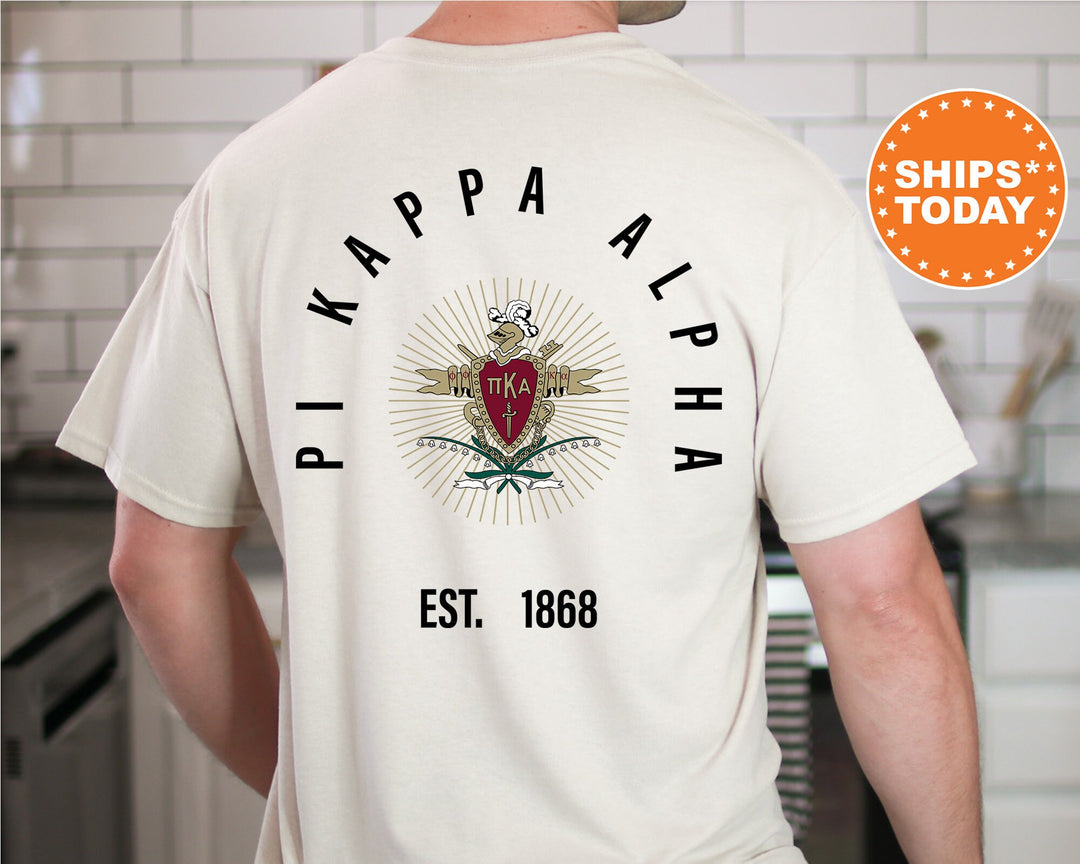 Pi Kappa Alpha Iconic Symbol Fraternity T-Shirt | Pi Kappa Alpha Shirt | PIKE Shirt | Fraternity Chapter Shirt | Fraternity Crest _ 11968g