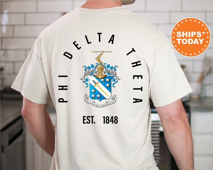Phi Delta Theta Iconic Symbol Fraternity T-Shirt | Phi Delta Theta Shirt | Phi Delt Fraternity Crest | Fraternity Gift | Greek Life _ 11963g