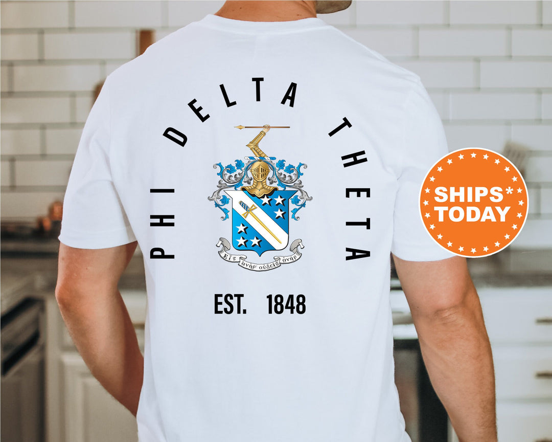 Phi Delta Theta Iconic Symbol Fraternity T-Shirt | Phi Delta Theta Shirt | Phi Delt Fraternity Crest | Fraternity Gift | Greek Life _ 11963g