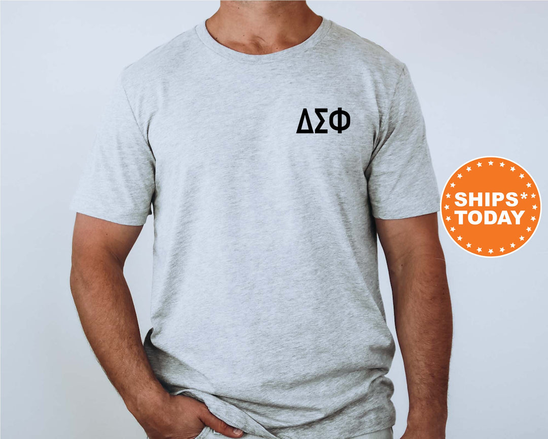 Delta Sigma Phi Iconic Symbol Fraternity T-Shirt | Delta Sig Fraternity Shirt | Fraternity Chapter Shirt | Bid Day Gifts _ 11957g
