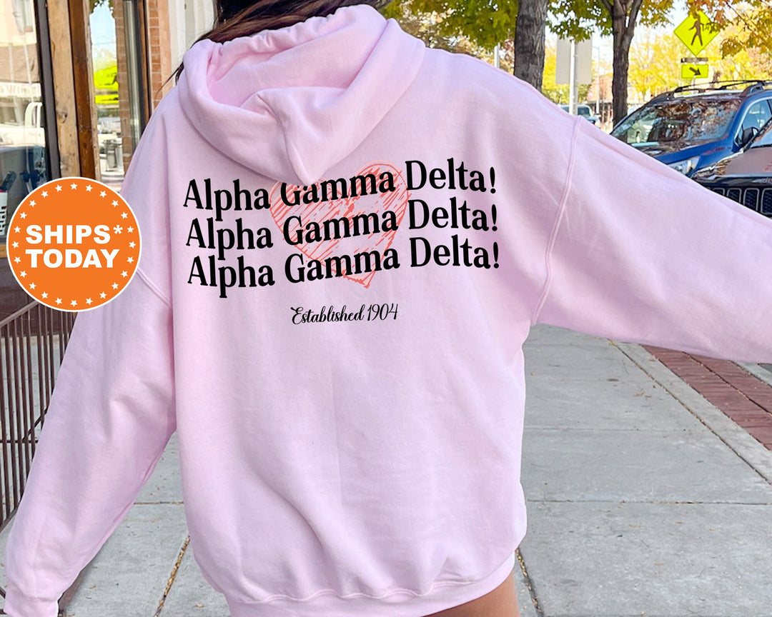 Alpha Gamma Delta Balloon Bliss Sorority Sweatshirt | Alpha Gam Sweatshirt | Alpha Gamma Delta Hoodie | Sorority Gift | Big Little