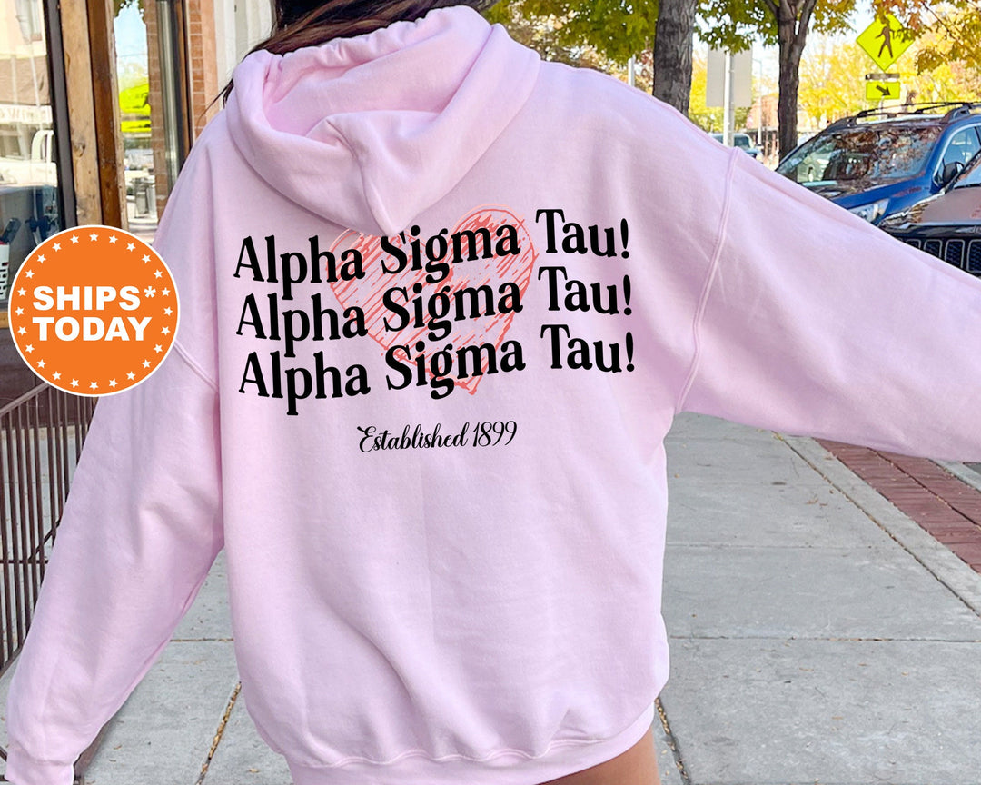 Alpha Sigma Tau Balloon Bliss Sorority Sweatshirt | Alpha Sigma Tau Hoodie | Sorority Gift | Big Little Reveal | Sorority Apparel