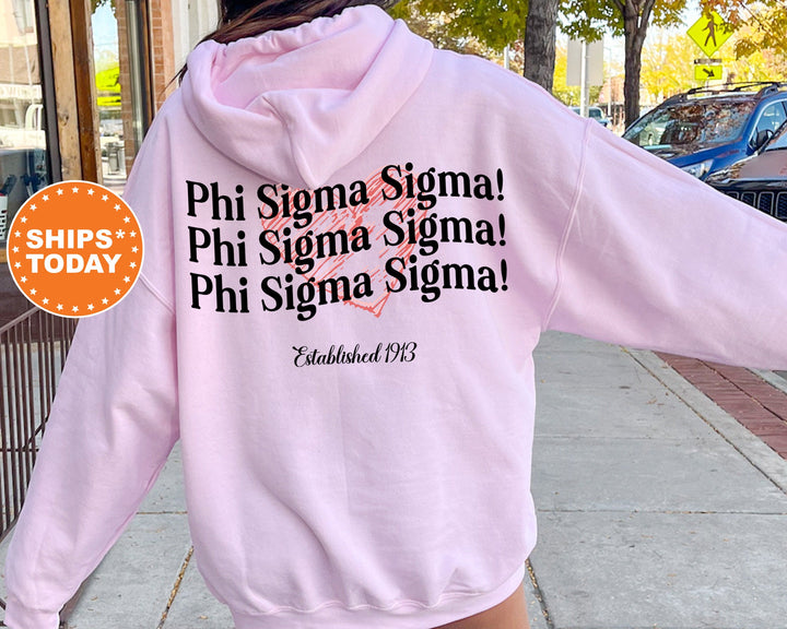 Phi Sigma Sigma Balloon Bliss Sorority Sweatshirt | Phi Sig Sorority Hoodie | Big Little Sorority Gift | Phi Sigma Sigma Sweatshirt