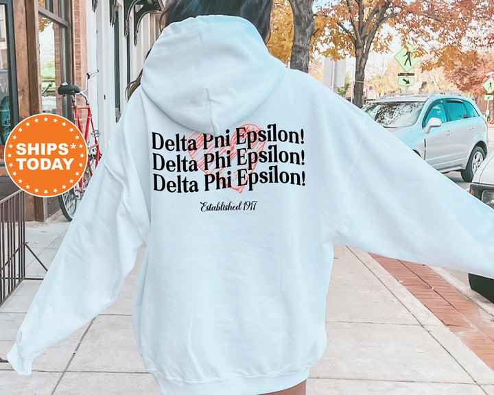 Delta Phi Epsilon Balloon Bliss Sorority Sweatshirt | DPHIE Sorority Hoodie | Sorority Merch | Greek Apparel | Big Little Reveal