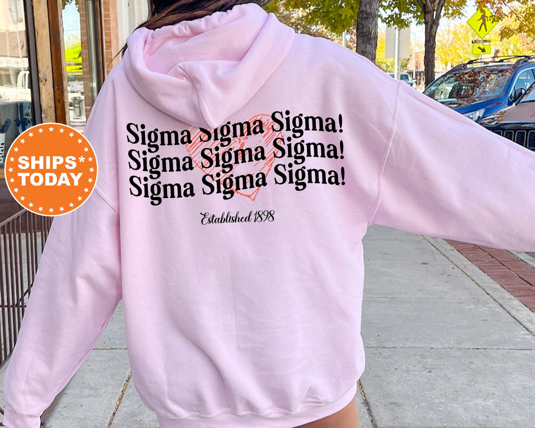 Sigma Sigma Sigma Balloon Bliss Sorority Sweatshirt | Tri Sigma Sweatshirt | Sorority Hoodie | Greek Apparel | Big Little Sorority