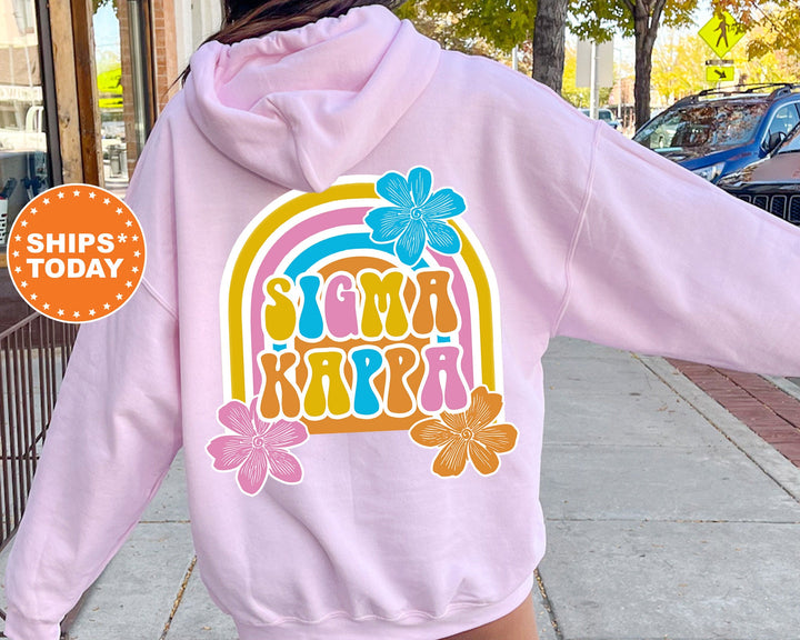 Sigma Kappa Rainbow Rush Sorority Sweatshirt | Sigma Kappa Hoodie | Sig Kap Sweatshirt | Sorority Bid Day | Big Little Reveal