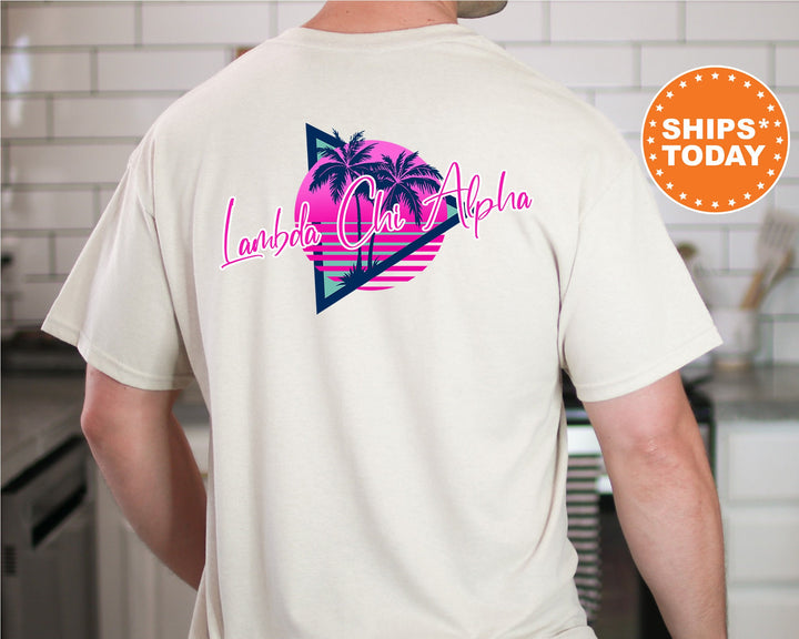 Lambda Chi Alpha Bright Nights Fraternity T-Shirt | Lambda Chi Alpha Shirt | Lambda Chi Shirt | Fraternity Gift | Greek Apparel _ 13930g