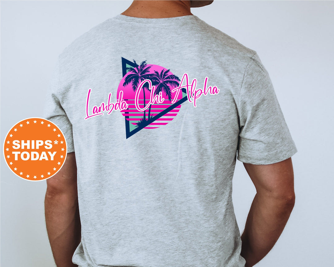 Lambda Chi Alpha Bright Nights Fraternity T-Shirt | Lambda Chi Alpha Shirt | Lambda Chi Shirt | Fraternity Gift | Greek Apparel _ 13930g