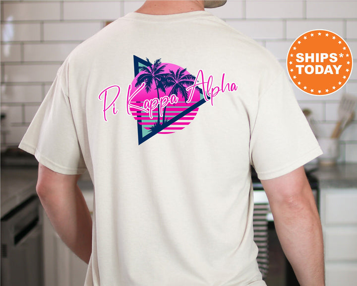 Pi Kappa Alpha Bright Nights Fraternity T-Shirt | Pi Kappa Alpha Shirt | PIKE Shirt | Fraternity Gift | Greek Life | Pledge Shirt | Comfort Colors Tee _ 13936g