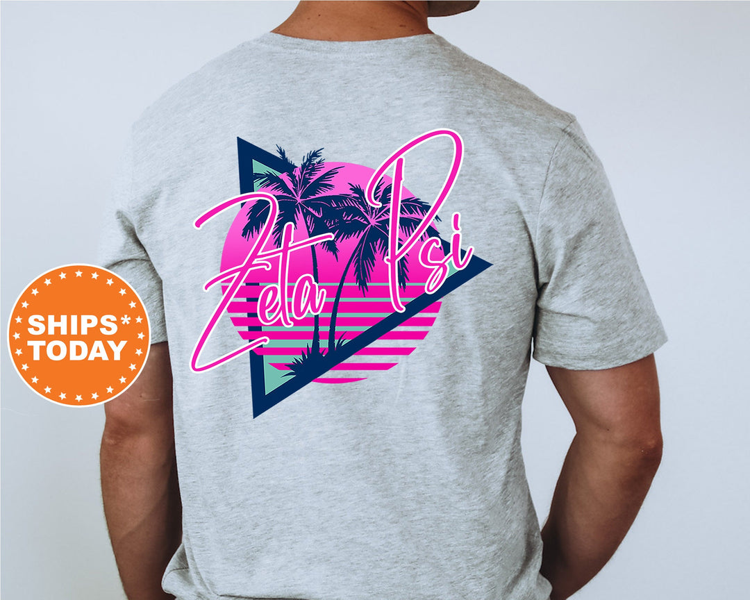 Zeta Psi Bright Nights Fraternity T-Shirt | Zeta Psi Shirt | Zete Fraternity Shirt | Fraternity Chapter | Greek Apparel | Bid Day | Comfort Colors Tee _ 13948g