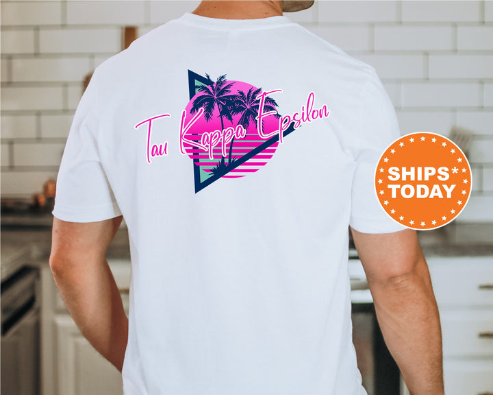 Tau Kappa Epsilon Bright Nights Fraternity T-Shirt | Tau Kappa Epsilon Shirt | TKE Fraternity Shirt | Bid Day Gift | Greek Apparel _ 13945g