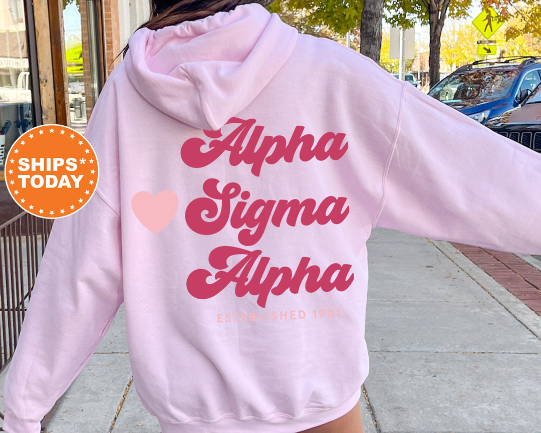 Alpha Sigma Alpha Heart Haven Sorority Sweatshirt | Alpha Sigma Alpha Hoodie | Sorority Apparel | Sorority Gift | Big Little Reveal 13534g