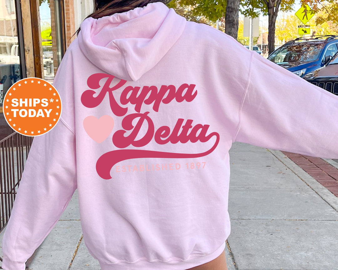 Kappa Delta Heart Haven Sorority Sweatshirt | Kappa Delta Hoodie | Kay Dee Sweatshirt | Sorority Apparel | Big Little Sorority Gift 13544g