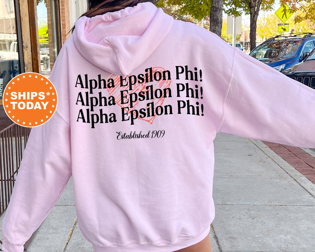 Alpha Epsilon Phi Balloon Bliss Sorority Sweatshirt | AEPHI Hoodie | AEPHI Sweatshirt | Big Little Sorority Reveal | Greek Apparel 13686g