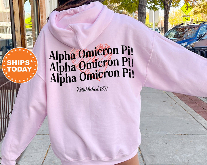 Alpha Omicron Pi Balloon Bliss Sorority Sweatshirt | AOII Sweatshirt | Alpha O Hoodie | Alpha O Merch | Big Little Sorority Reveal