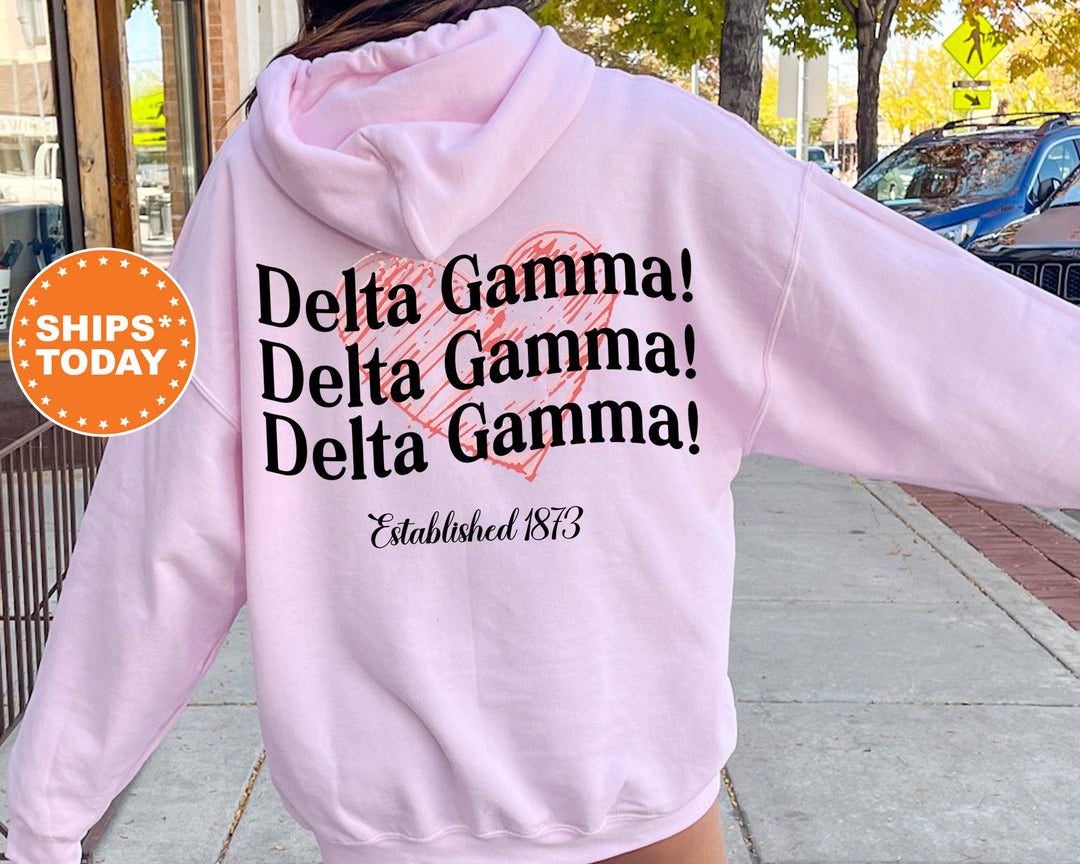 Delta Gamma Balloon Bliss Sorority Sweatshirt | Dee Gee Sorority Hoodie | Delta Gamma Sweatshirt | Big Little Gift | Sorority Gift