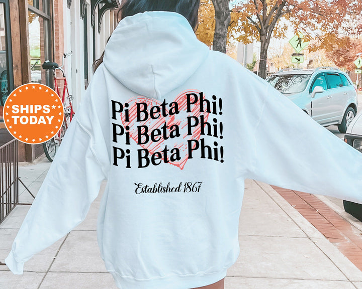 Pi Beta Phi Balloon Bliss Sorority Sweatshirt | Pi Phi Sorority Hoodie | Big Little Reveal | Sorority Gift | Pi Beta Phi Sweatshirt