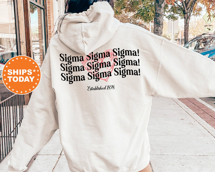 Sigma Sigma Sigma Balloon Bliss Sorority Sweatshirt | Tri Sigma Sweatshirt | Sorority Hoodie | Greek Apparel | Big Little Sorority