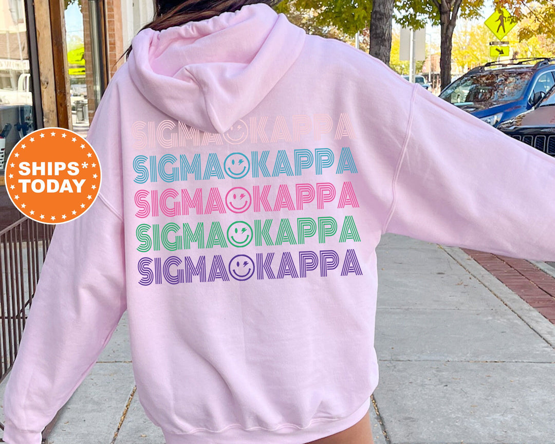 Sigma Kappa Cheery Chic Sorority Sweatshirt | Sigma Kappa Hoodie | Big Little Sorority | Sorority Initiation Gift | Bid Day Basket _ 13888g