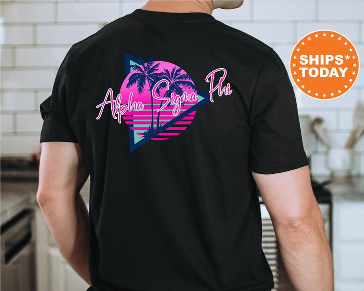 Alpha Sigma Phi Bright Nights Fraternity T-Shirt | Alpha Sig Shirt | Fraternity Apparel | Fraternity Gift | Comfort Colors Tee _ 13920g