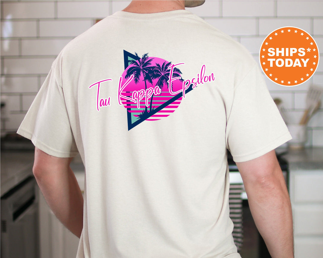 Tau Kappa Epsilon Bright Nights Fraternity T-Shirt | Tau Kappa Epsilon Shirt | TKE Fraternity Shirt | Bid Day Gift | Greek Apparel _ 13945g