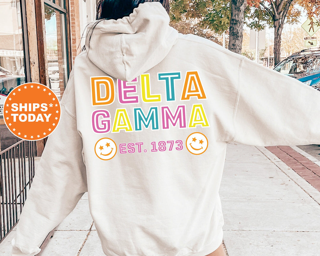 Delta Gamma Frisky Script Sorority Sweatshirt | Delta Gamma Sweatshirt | Dee Gee Sorority Hoodie | Big Little Sorority Reveal _ 14022g