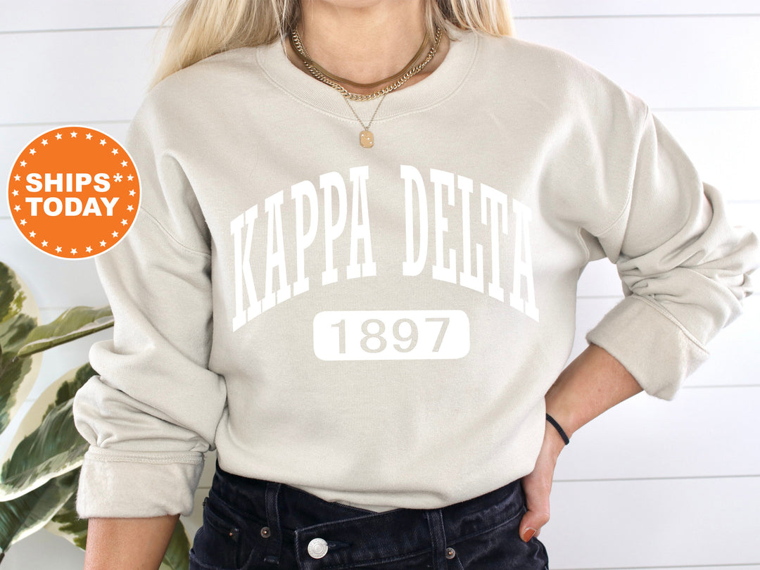 Kappa Delta Athletic Sorority Sweatshirt | Kay Dee Merch | Sorority Gift | Kappa Delta Hoodie | Big Little Reveal | Sorority Gift