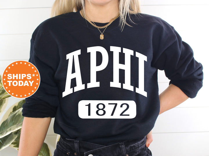 Alpha Phi Athletic Sorority Sweatshirt | APHI Merch | Vintage Sweatshirt | Sorority Initiation | Big Little Gift | Alpha Phi Hoodie