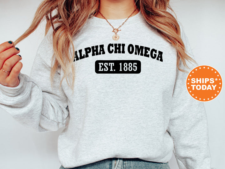 Alpha Chi Omega Athletic Year Sorority Sweatshirt | AXO Sorority Sweatshirt | Alpha Chi Vintage Sweatshirt | Big Little Reveal _ 5026g