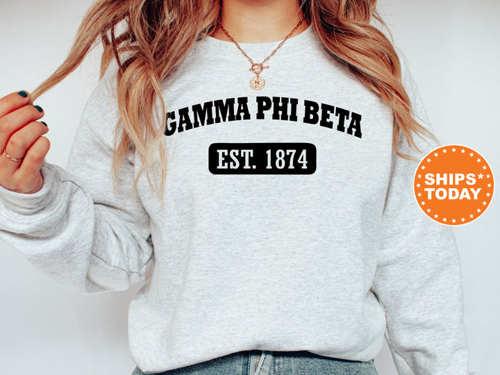 Gamma Phi Beta Athletic Year Sorority Sweatshirt | Gamma Phi Big Little | Sorority Apparel | GPHI Initiation Gift | Sorority Bid Day _ 5040g
