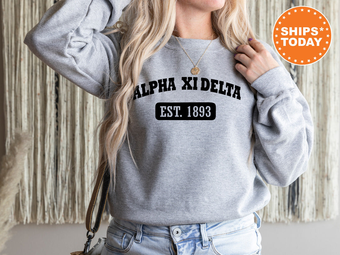 Alpha Xi Delta Athletic Year Sorority Sweatshirt | AXID Greek Apparel | Alpha Xi Sweatshirt | Sorority Merch | Big Little Reveal _ 5034g