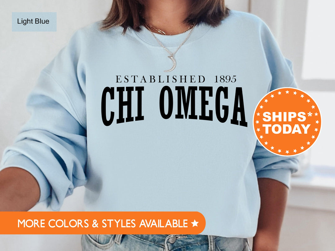 Chi Omega Founding Sorority Sweatshirt | Chi Omega Hoodie | Chi Omega Merch | Chi O Sweatshirt | XO Greek Apparel | Big Little Gift  _ 5451g