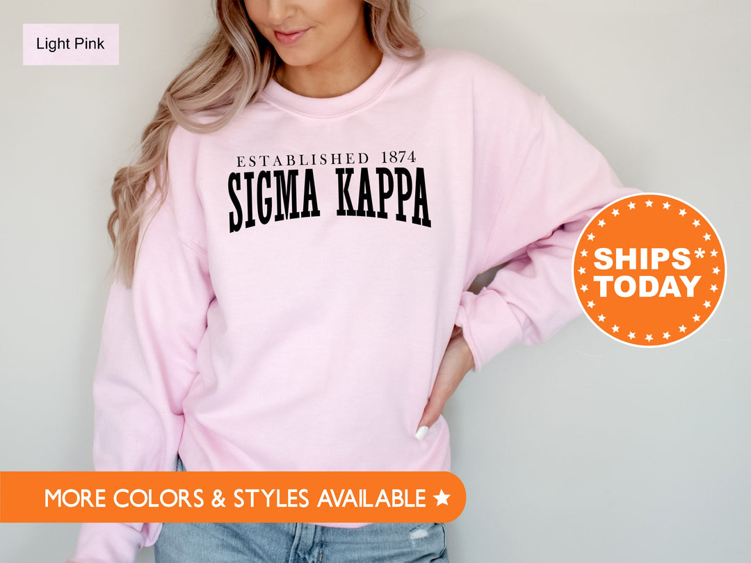 Sigma Kappa Founding Sorority Sweatshirt | Sigma Kappa Sweatshirt | Sigma Kappa Merch | Sigma Kappa Hoodie | Big Little Reveal Gift _ 5464g