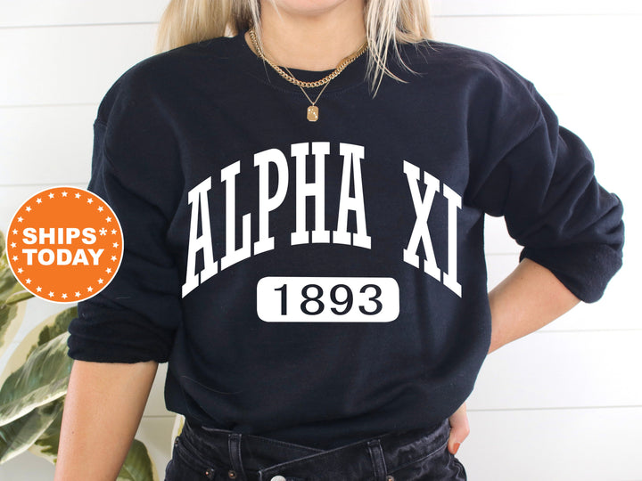Alpha Xi Delta Athletic Sorority Sweatshirt | AXID Hoodie | Big Little Reveal | Sorority Gifts | Vintage Sweatshirt | Sorority Gift