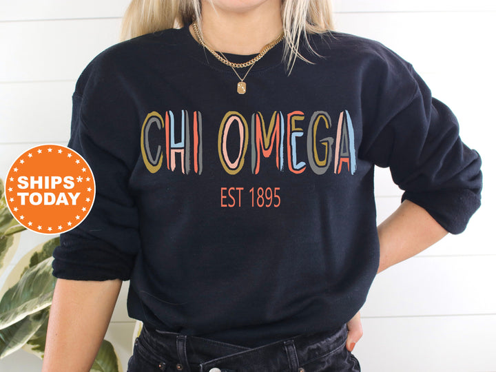 Chi Omega Olivia Sorority Sweatshirt | Chi O Recruitment Gift | XO Sorority Merch | Bid Day Gift | Big Little Reveal | Greek Apparel