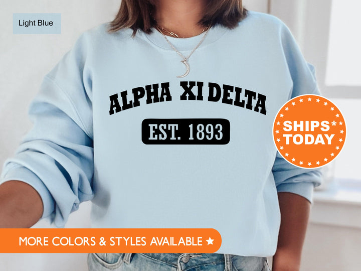 Alpha Xi Delta Athletic Year Sorority Sweatshirt | AXID Greek Apparel | Alpha Xi Sweatshirt | Sorority Merch | Big Little Reveal _ 5034g