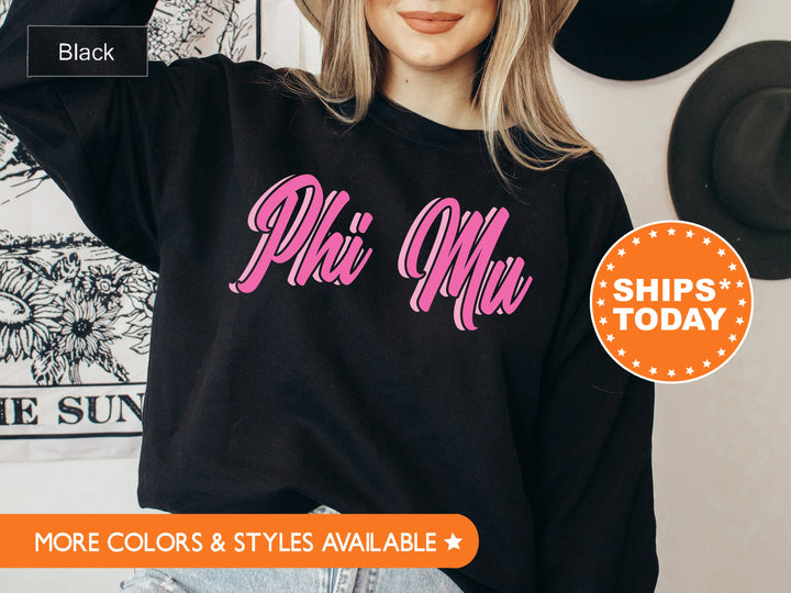 Phi Mu Charlotte Sorority Sweatshirt | Phi Mu Sweatshirt | Phi Mu Hoodie | Phi Mu  Merch | Big Little Reveal | Sorority Apparel