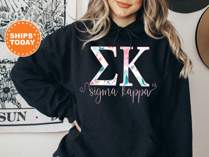 Sigma Kappa Simply Paisley Sorority Sweatshirt | Sigma Kappa Sweatshirt | Greek Letters | Sigma Kappa Hoodie | Big Little Reveal