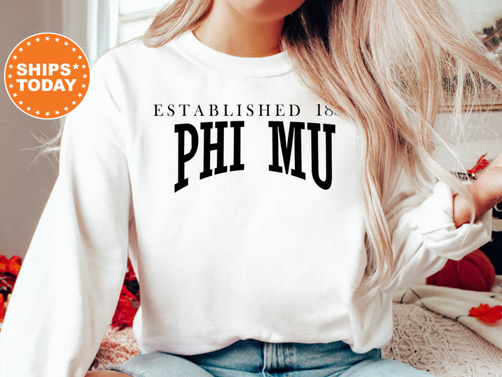 Phi Mu Founding Sorority Sweatshirt | Phi Mu Sweatshirt | Phi Mu Hoodie | Sorority Merch | Big Little Reveal | Sorority Apparel _ 5460g