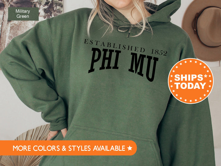 Phi Mu Founding Sorority Sweatshirt | Phi Mu Sweatshirt | Phi Mu Hoodie | Sorority Merch | Big Little Reveal | Sorority Apparel _ 5460g