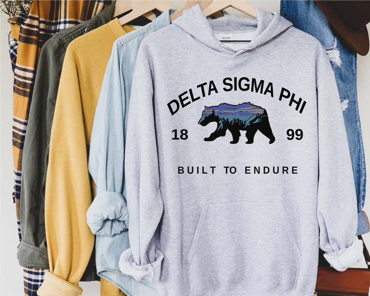 Delta Sigma Phi Built Different Fraternity Sweatshirt | Delta Sig Hooded Sweatshirt | Delta Sigma Phi Sweatshirt | Fraternity Gift _ 6116g