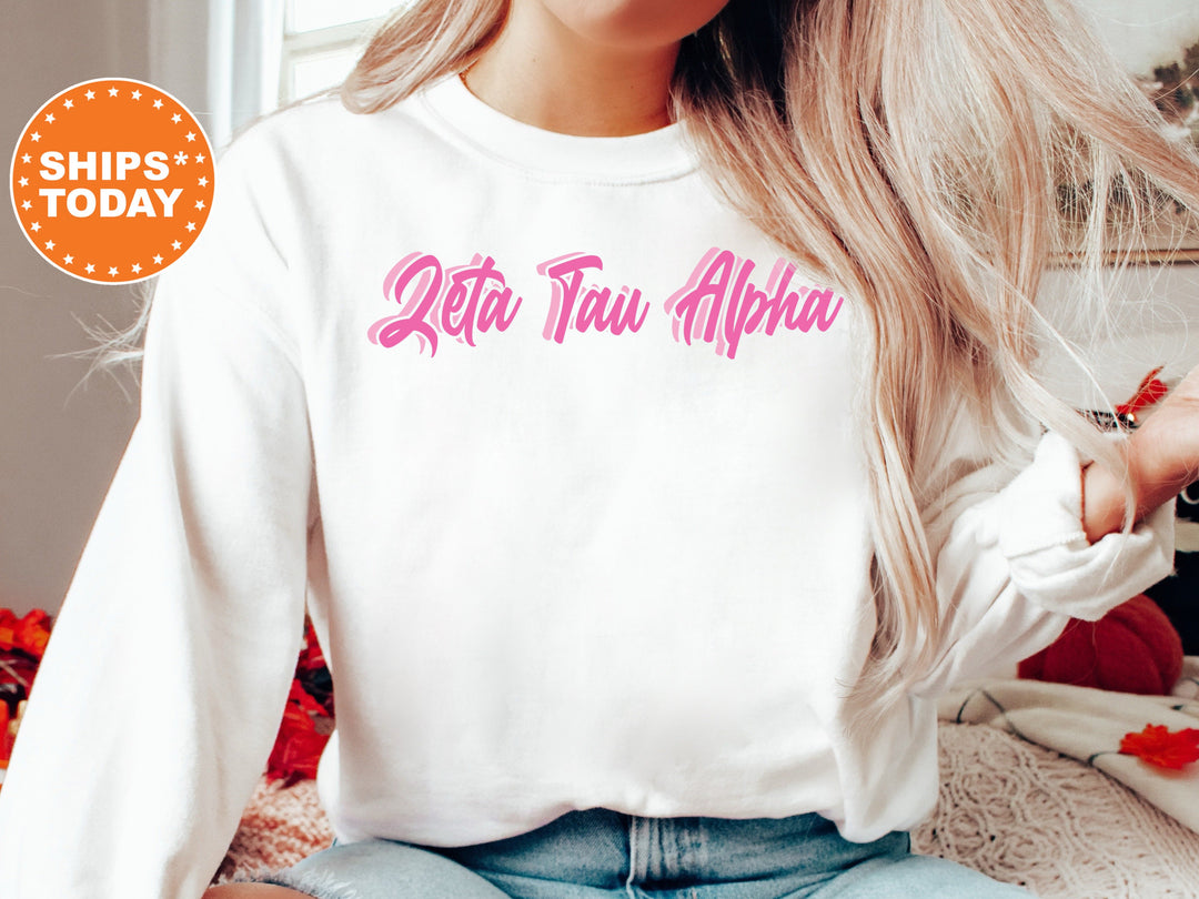 Zeta Tau Alpha Charlotte Sorority Sweatshirt | Zeta Tau Alpha Sweatshirt | Zeta Sorority Crewneck | Big Little Gift | Sorority Merch